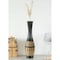Uniquewise Elegant 34-inch-tall Trumpet Style Floor Vase - Bamboo Rope Accent, Brown Modern Statement Vase QI004079 - alternate 7